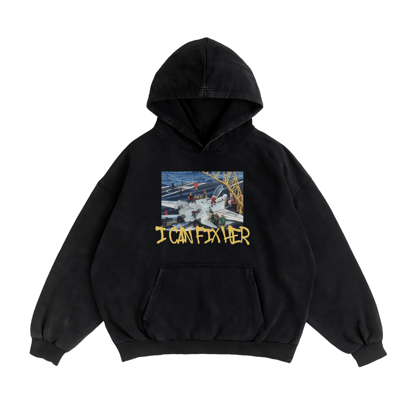 I CAN FIX HER F-14 HOODIE