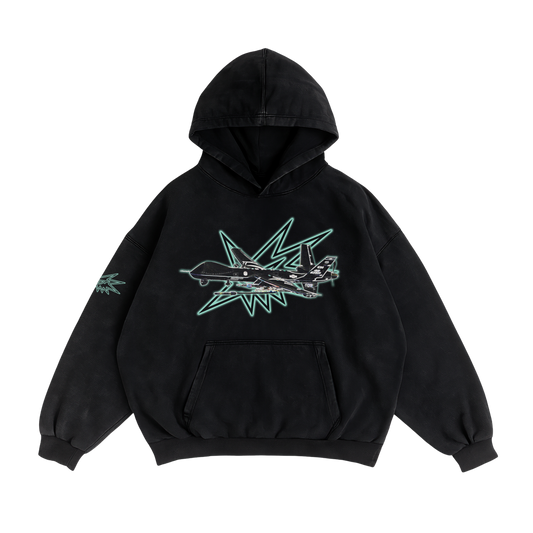 NTR MQ-9 REAPER HOODIE - BLACK