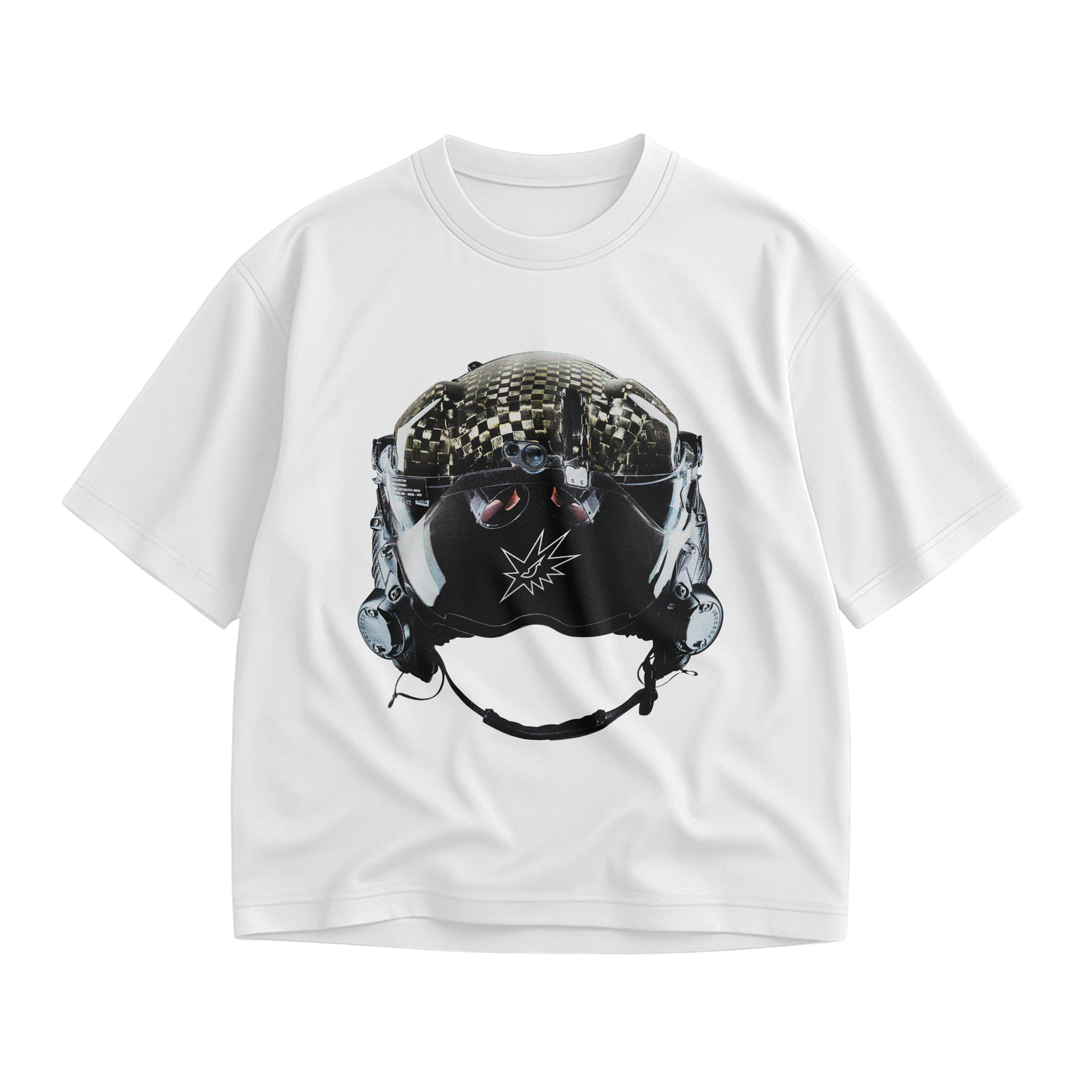 F-35 HELMET SHIRT - WHITE
