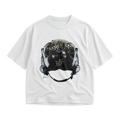 F-35 HELMET SHIRT - WHITE