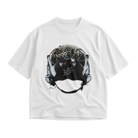 F-35 HELMET SHIRT - WHITE