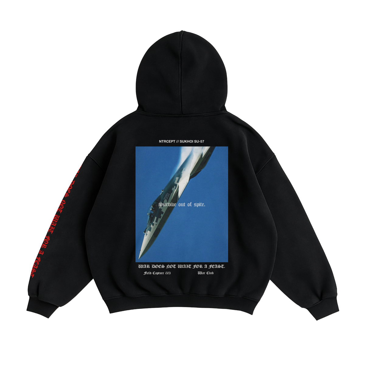 "SURVIVE" SU-57 HOODIE