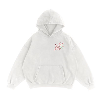 GUN RUN HOODIE - WHITE
