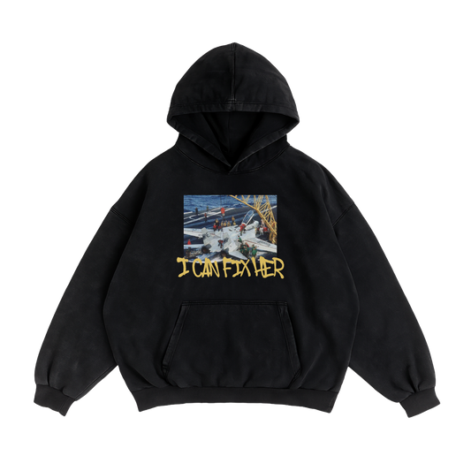 I CAN FIX HER F-14 HOODIE